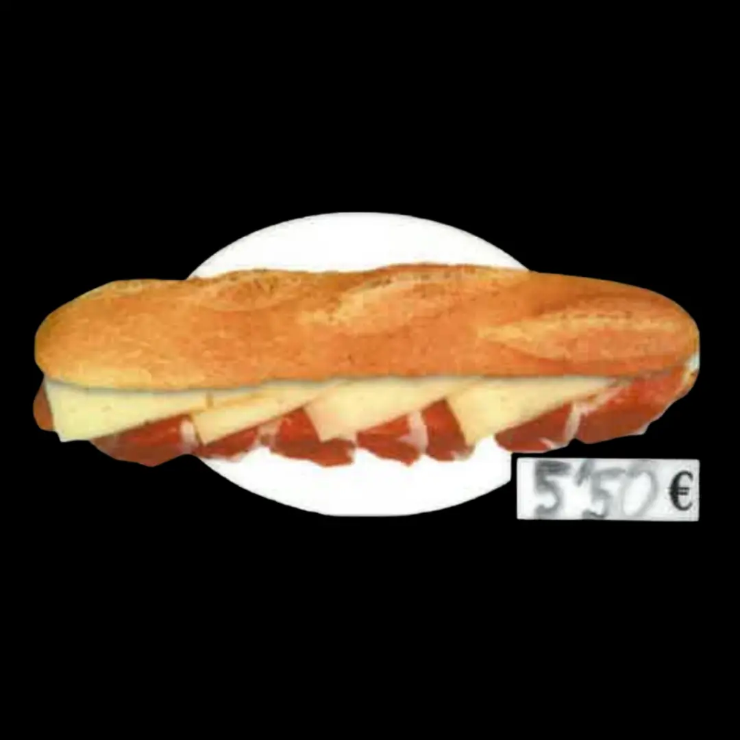 Jamón y queso manchego