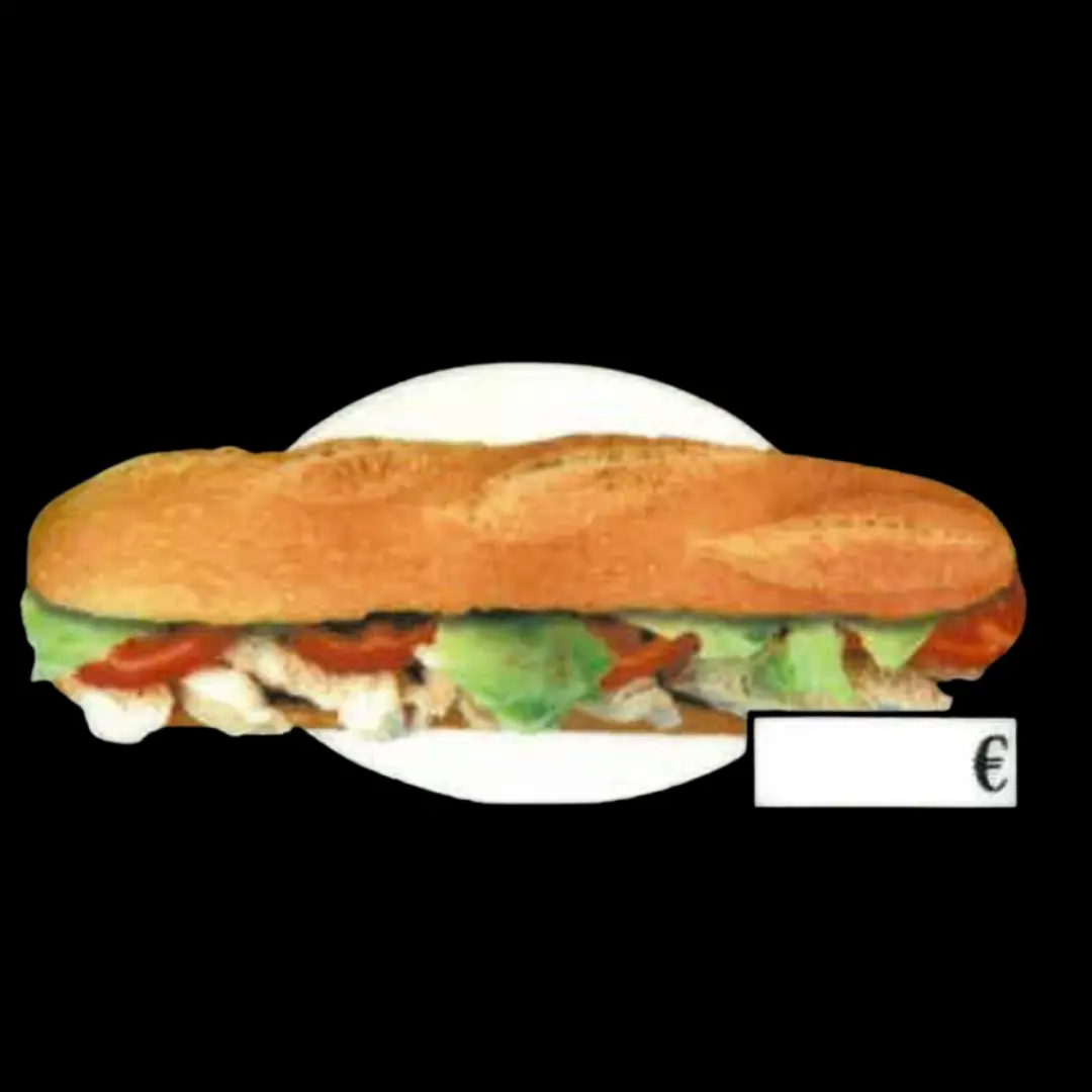 Vegetal de pollo: Pollo-tomate-lechuga