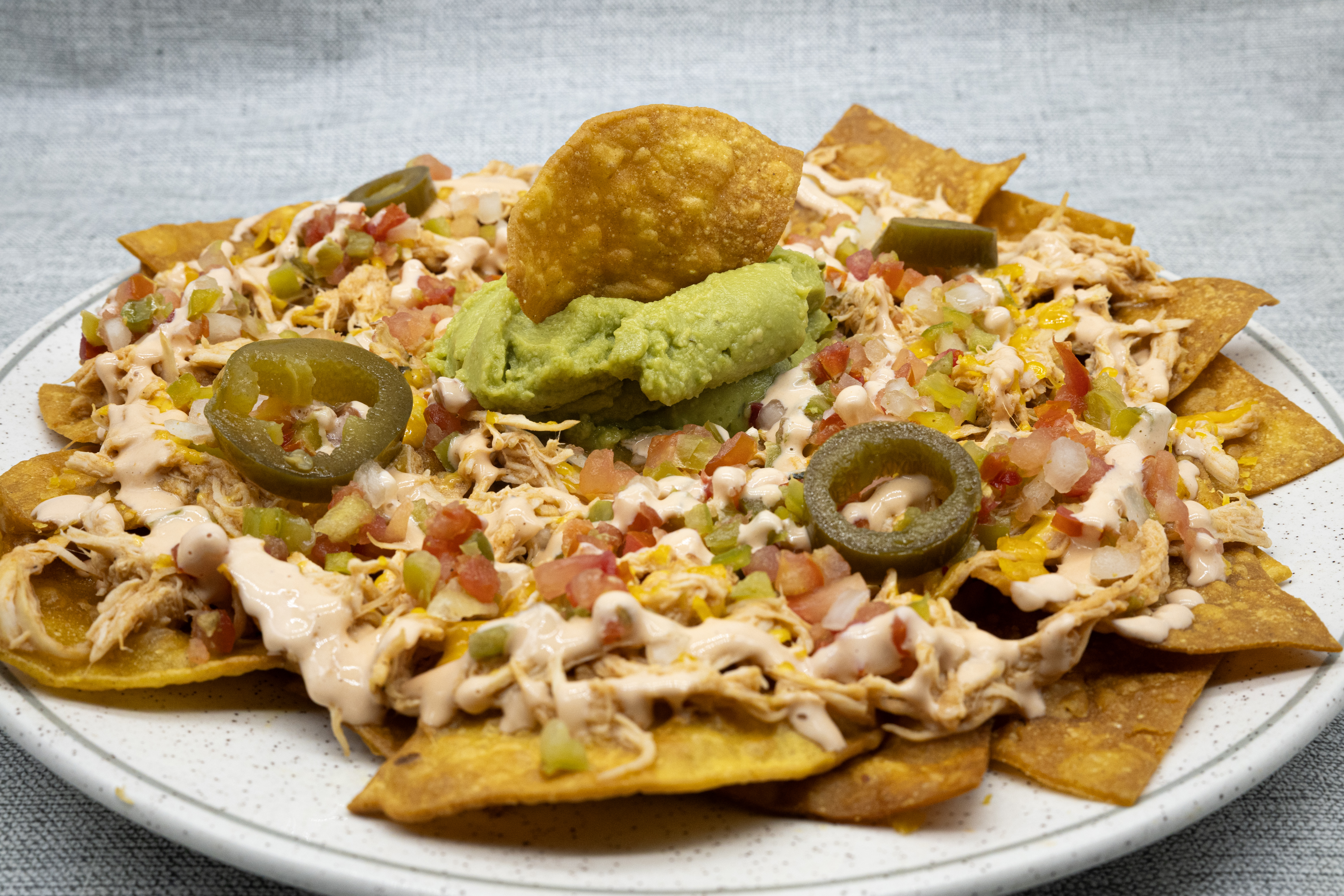 Nachos con pollo