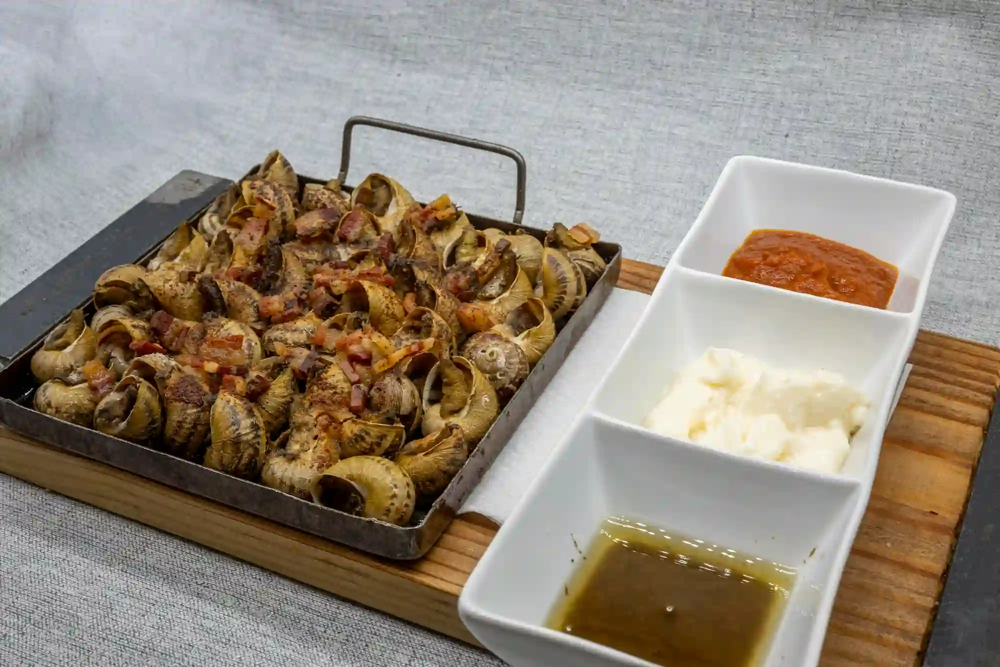 Caracoles a la llauna